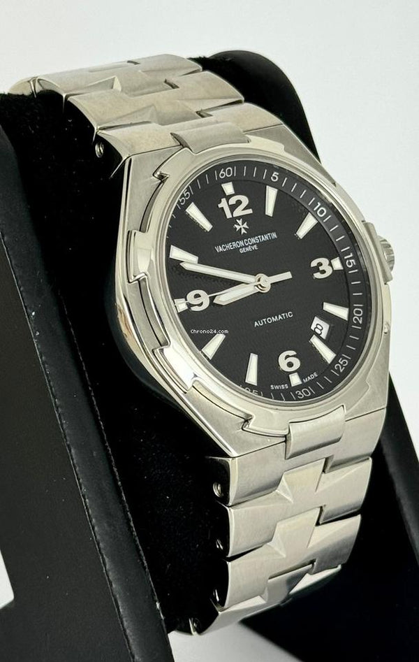 Constantin Overseas Certified 42 mm Automatic box and Paper Black Dial