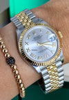 Datejust 31 Factory Diamonds Dial Steel 18K Gold Full Set