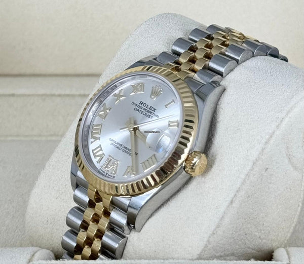 Datejust 31 Factory Diamonds Dial Steel 18K Gold Full Set