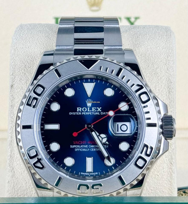 Yacht-Master 40 Blue Dial Platinum Bezel