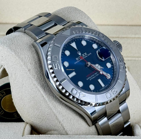 Yacht-Master 40 Blue Dial Platinum Bezel