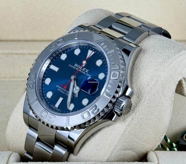 Yacht-Master 40 Blue Dial Platinum Bezel
