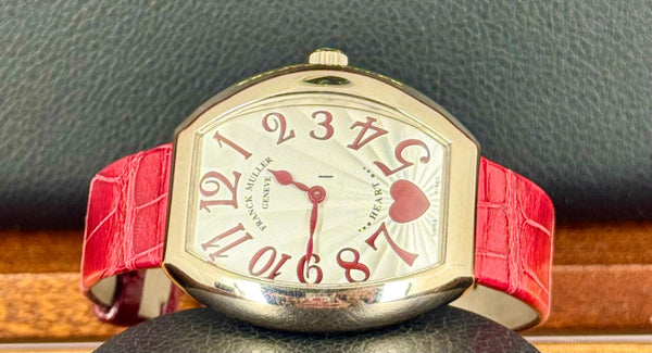 Franck Muller Heart Quartz white Gold B&P