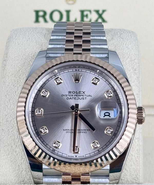 Rolex Datejust 41 2023 Sundust Diamonds Dial 2023 Like New Full Set