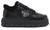 Prada Shearling-trim Flatform Sneakers "Black"