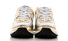 Chanel Fabric & Laminated White, Gold & Silver Low Top Sneakers
