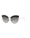 Miu Miu Women Sunglasses Black -- --