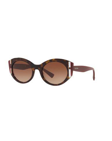 Valentino Women Sunglasses Dark brown -- --