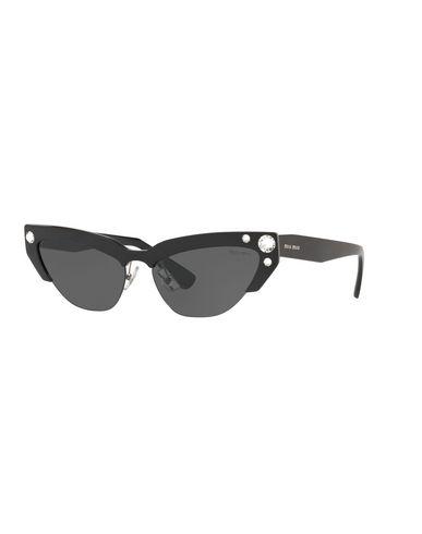 Miu Miu Women Sunglasses Black -- --