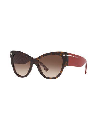Valentino Women Sunglasses Dark brown -- --