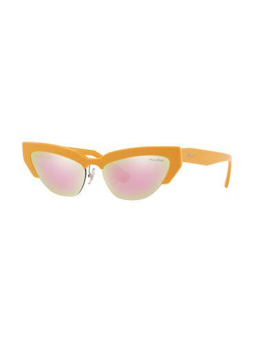 Miu Miu Women Sunglasses Ocher -- --