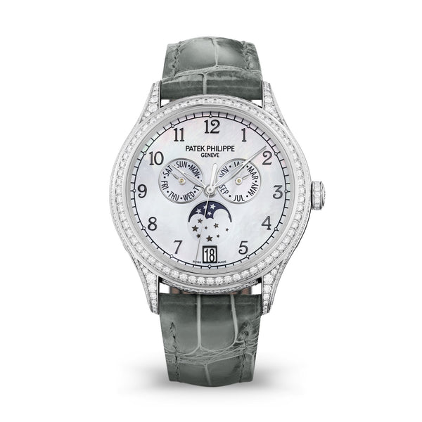 Complications Calatrava Annual Calendar, Moon phase Diamonds