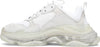 Balenciaga Triple S Clear Sole Triple White Wmns 'White Clear Sole'