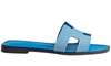 Hermes Sandales Oran "bleu cameo"