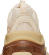 Balenciaga Triple S Clear Sole Crystal Beige Nude Sneakers for Women