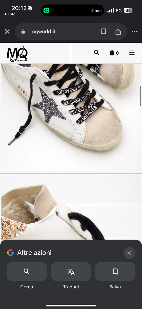 Sneaker Super Star Woman white grey black "ULTIMI PEZZI"