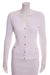 Chanel 2022/2023 CC Logo White Cardigan SZ 38