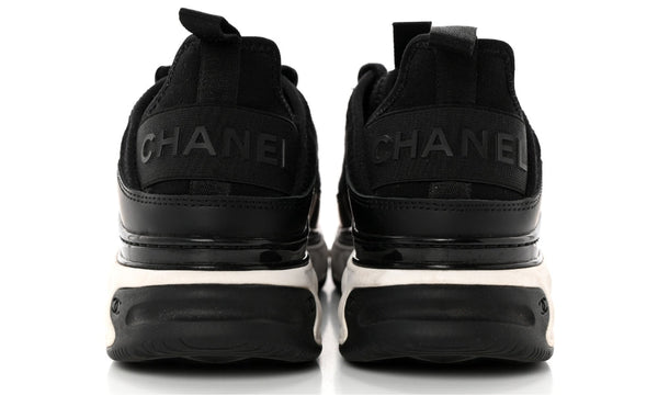 Chanel Velvet Calfskin & Mixed Fibers Sneaker 'Black'