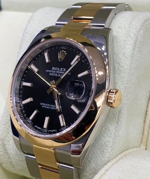 DATEJUST BLACK &amp; GOLD