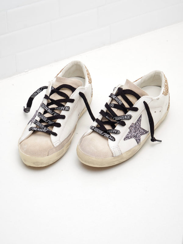 Sneaker Super Star Woman white grey black "ULTIMI PEZZI"