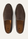 Men's Summer Walk Dark Grey Suede Loafers