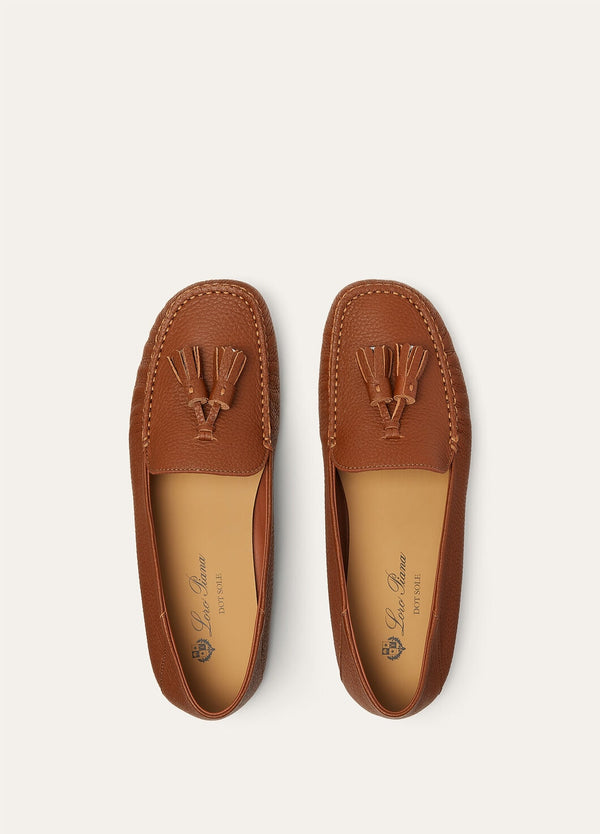 Mocassini Dot Sole Walk in Pelle Marrone Donna