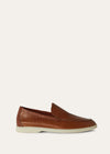 Men's Summer Walk Brown Calfskin Loafers