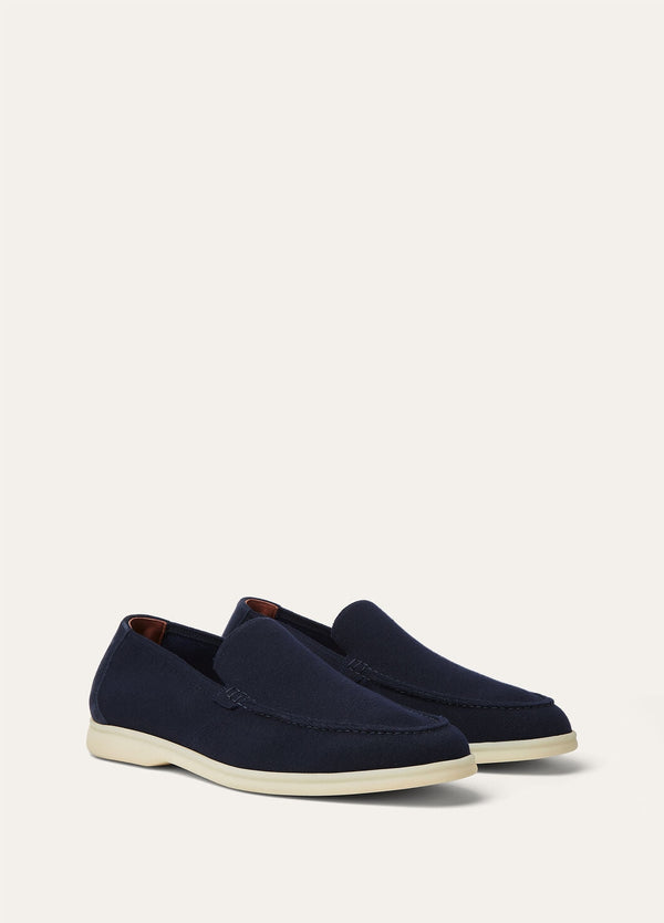 The Gift of Kings Summer Walk Navy Blue Men's Loafers