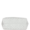 Goyard Goyardine White St. Louis PM Tote Bag Palladium Hardware
