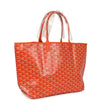 Goyard Goyardine Orange St. Louis PM Tote Bag Palladium Hardware