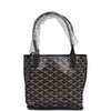 Goyard Goyardine Anjou Black Mini Bag Palladium Hardware