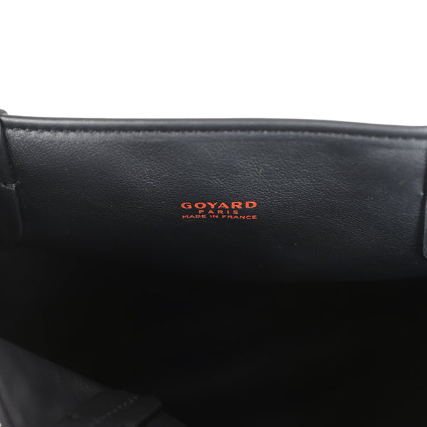 Goyard Goyardine Anjou Black Mini Bag Palladium Hardware