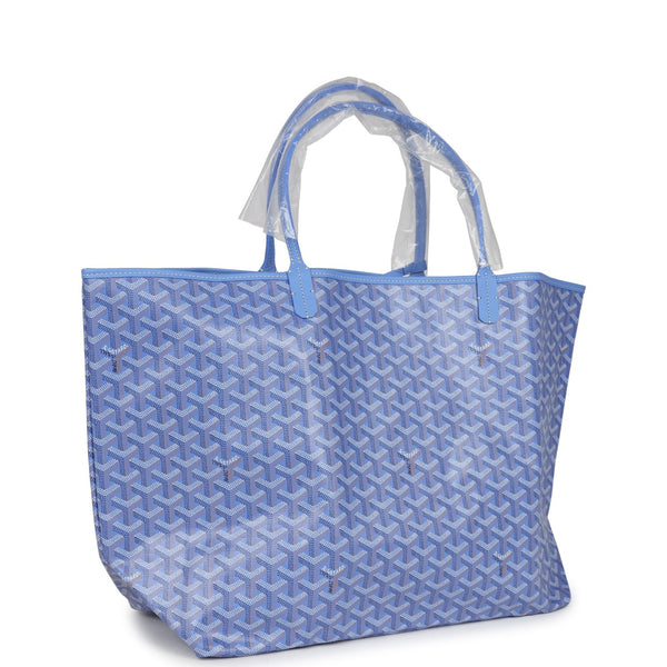 Goyard Goyardine Iris St. Louis GM Tote Bag Palladium Hardware
