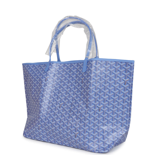 Goyard Goyardine Iris St. Louis GM Tote Bag Palladium Hardware