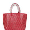 Goyard Goyardine Fuchsia St. Louis PM Tote Bag Palladium Hardware