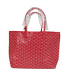 Goyard Goyardine Fuchsia St. Louis PM Tote Bag Palladium Hardware