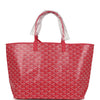 Goyard Goyardine Fuchsia St. Louis PM Tote Bag Palladium Hardware