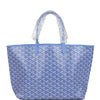 Goyard Goyardine Iris St. Louis PM Tote Bag Palladium Hardware