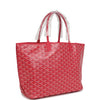 Goyard Goyardine Fuchsia St. Louis PM Tote Bag Palladium Hardware