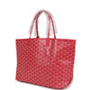 Goyard Goyardine Fuchsia St. Louis PM Tote Bag Palladium Hardware