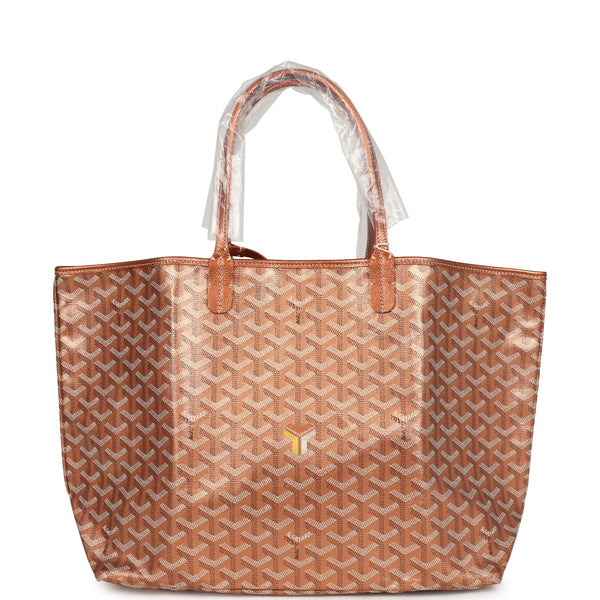 Goyard Goyardine Precious Metals Rose Gold St. Louis PM Tote Bag Rose Gold Hardware