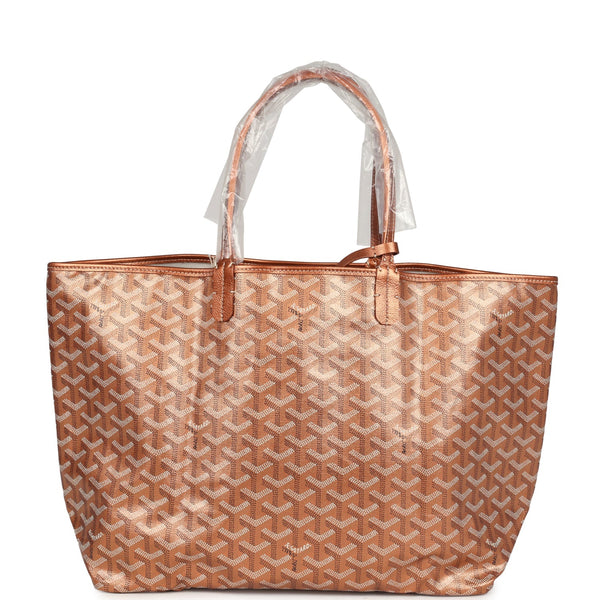 Goyard Goyardine Precious Metals Rose Gold St. Louis PM Tote Bag Rose Gold Hardware