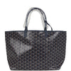 Goyard Goyardine Navy Blue Saint Louis PM Tote Bag Palladium Hardware