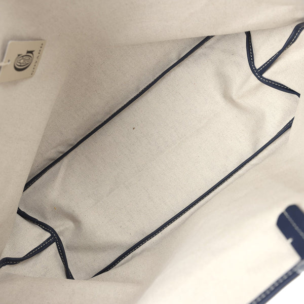 Goyard Goyardine Navy Blue Saint Louis PM Tote Bag Palladium Hardware