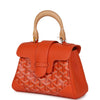 Goyard Saigon Souple Mini Orange Goyardine Palladium Hardware