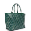 Goyard Goyardine Green St. Louis PM Tote Bag Palladium Hardware
