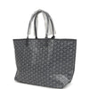 Goyard Goyardine Grey St. Louis PM Tote Bag Palladium Hardware