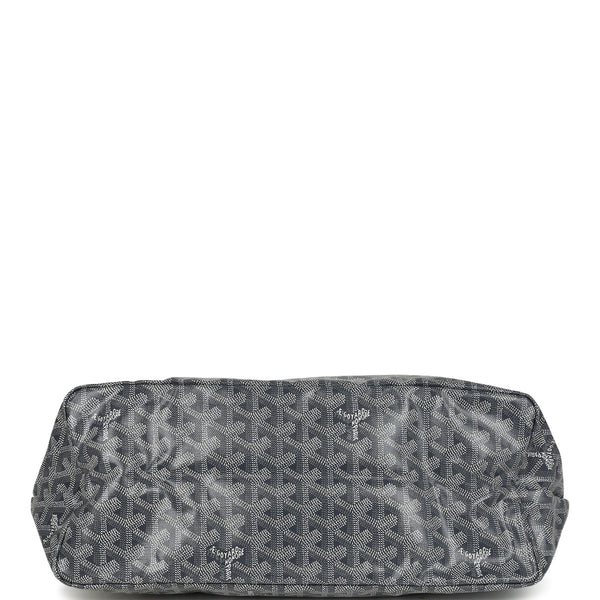 Goyard Goyardine Gray St. Louis PM Tote Bag Palladium Hardware