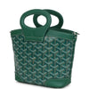 Goyard Goyardine Canvas Green Beluga Mini Bag Palladium Hardware