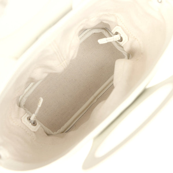 Goyard Goyardine Canvas White Beluga Mini Bag Palladium Hardware